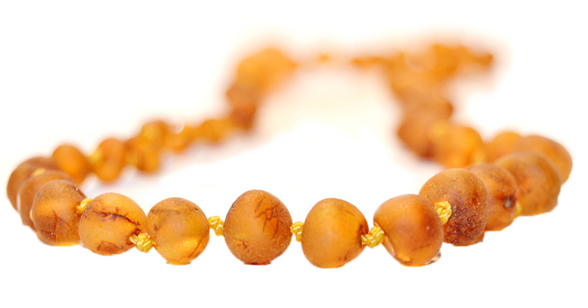 Buy Baltic Amber For Africa Matte Cognac Teething Necklace Online