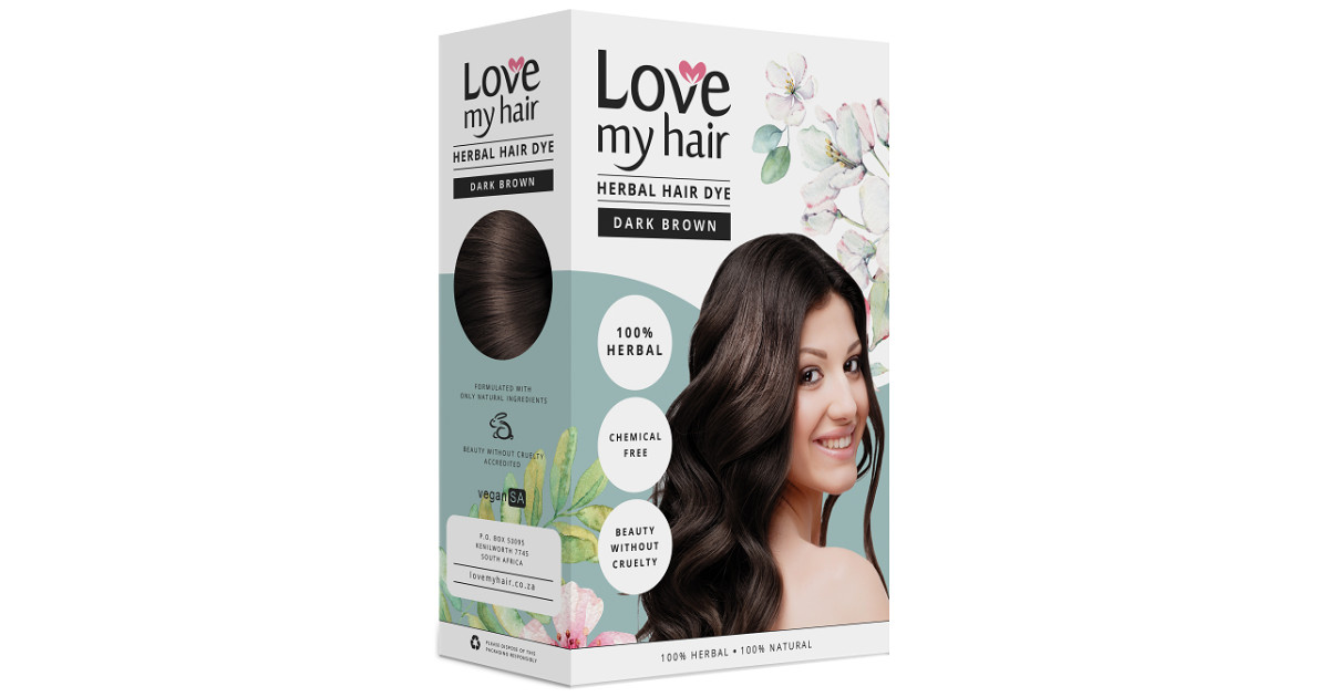 Buy Love My Hair 100 Herbal Hair Dye Dark Brown Online