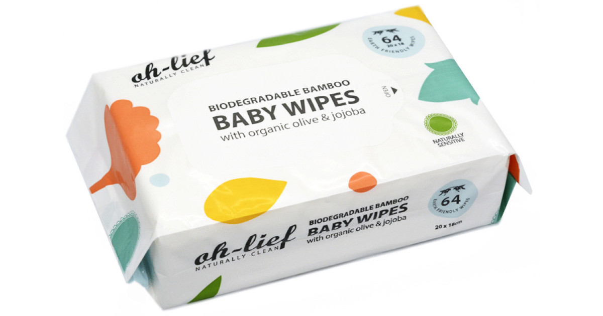 Buy Ohlief Biodegradable Bamboo Baby Wipes Online