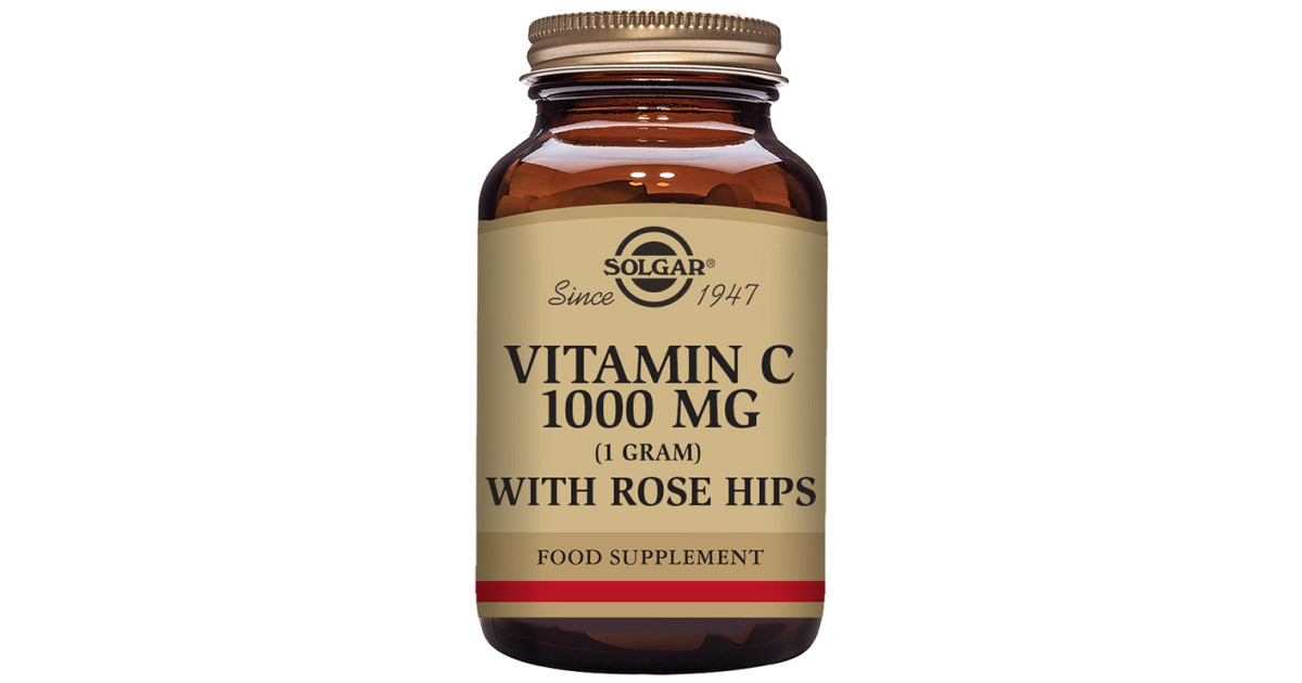 Buy Solgar Vitamin C 1000mg With Rose Hips Online Faithful To Nature