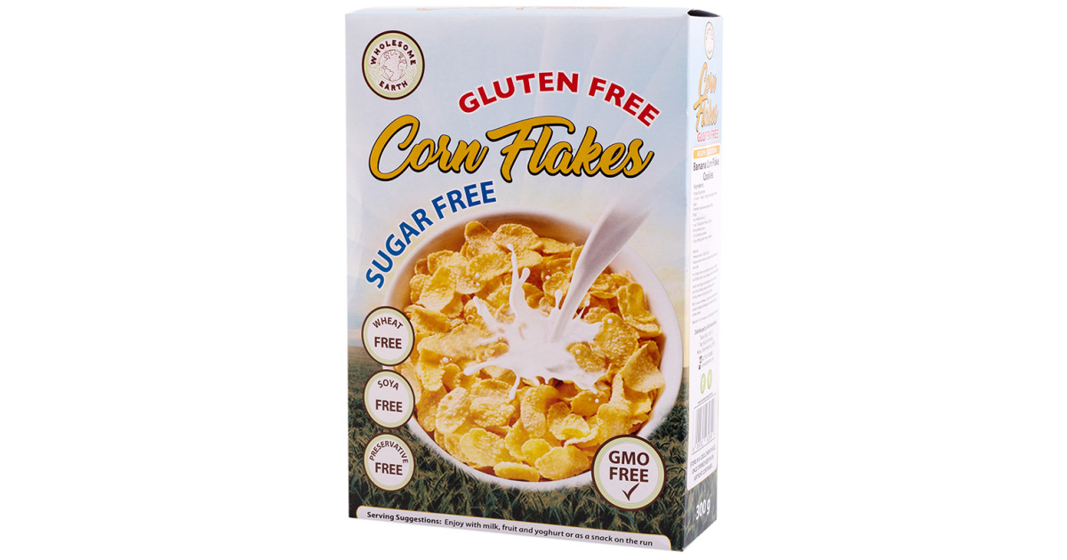 Buy Wholesome Earth Gluten Free Corn Flakes (Sugar Free) Online