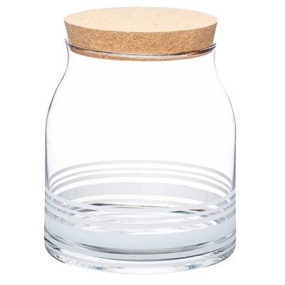Buy Kitchencraft Natural Elements Clear Glass Storage Jar Online