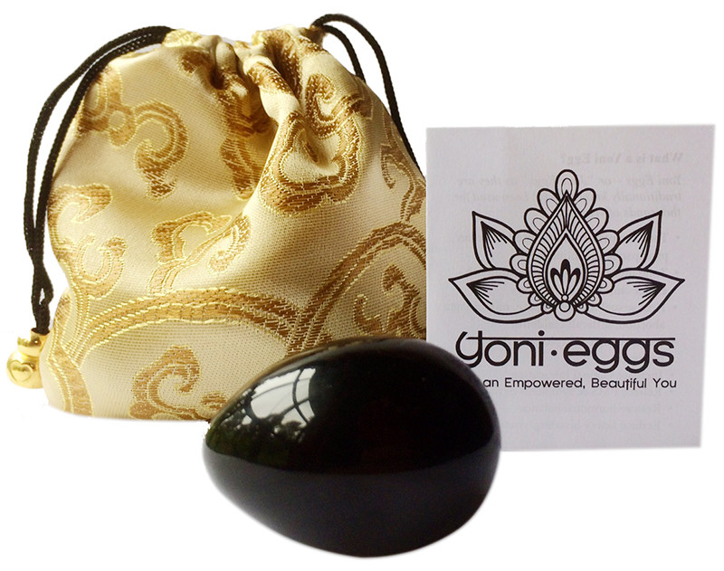 Buy Yoni Egg Black Obsidian - Single Medium Online | Faithful to Nature