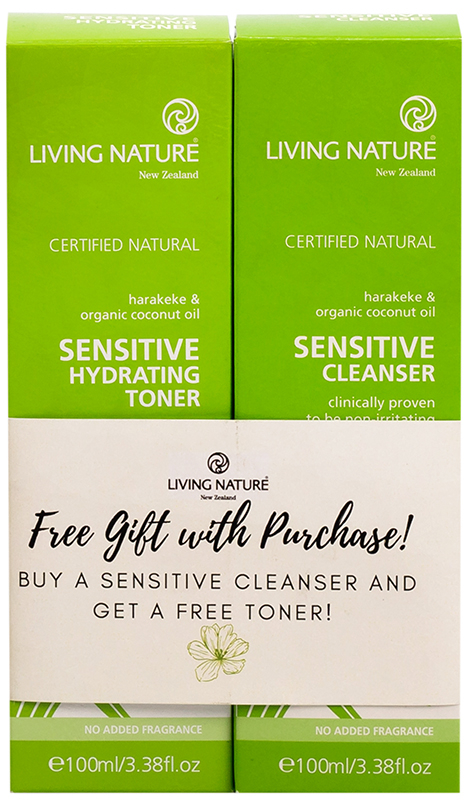 living nature sensitive cleanser