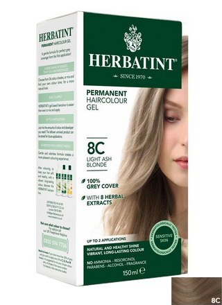 Buy Herbatint Hair Colours 8c Light Ash Blonde Online Faithful