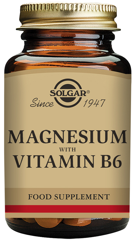 solgar magnesium with vitamin b6 tablets